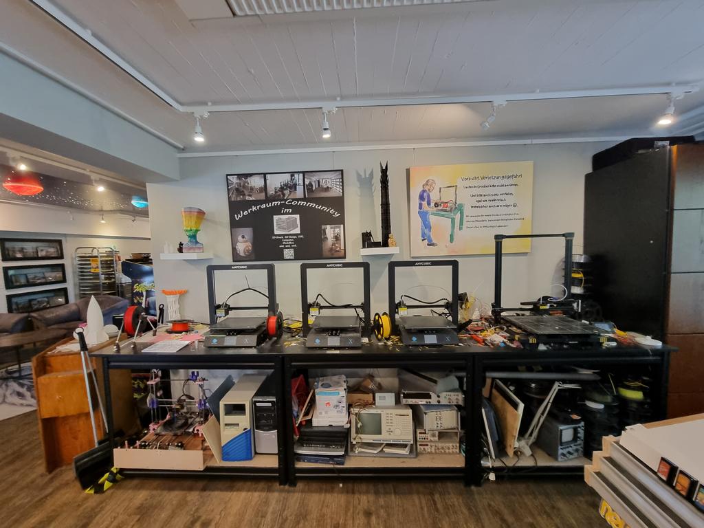 Hier können Künstler im Unperfekthaus arbeiten